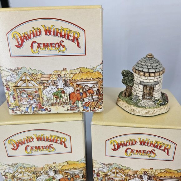 David Winter Cameos Miniature Buildings Village Mini 1991 Boxes COA UK Lot 7 - Picture 3 of 13